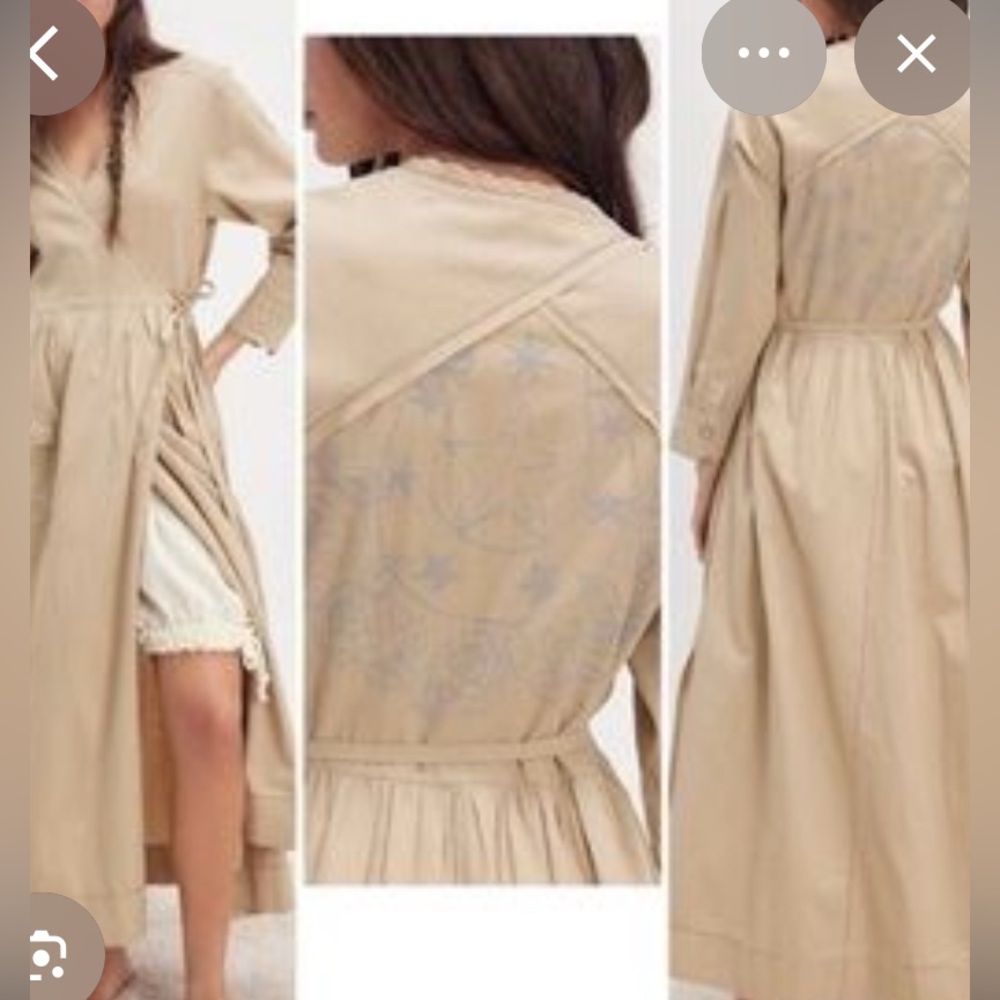 Intimately Free People Out West Duster Morning Robe Maxi Dress, M/L - Picture 2 of 9